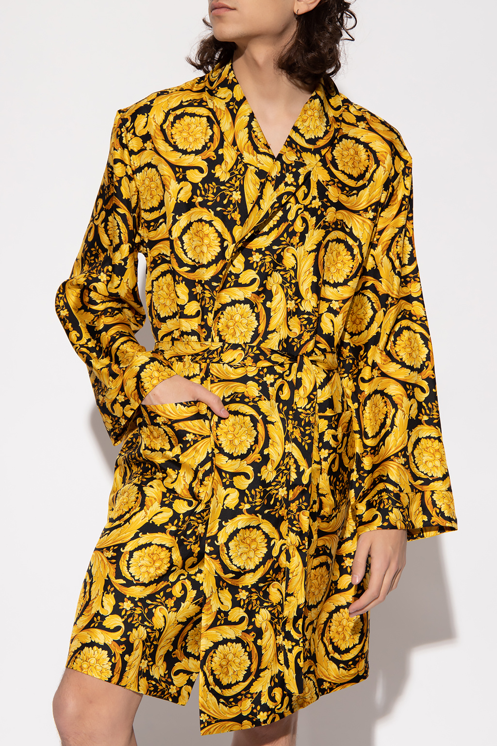 Versace silk sale jacket